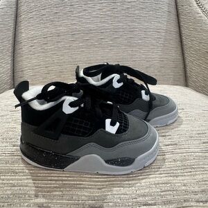 Stylish Kids Black and Gray Sneakers